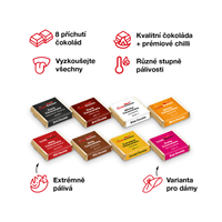 Bílá čokoláda s chilli Kashmiri 5 g 2