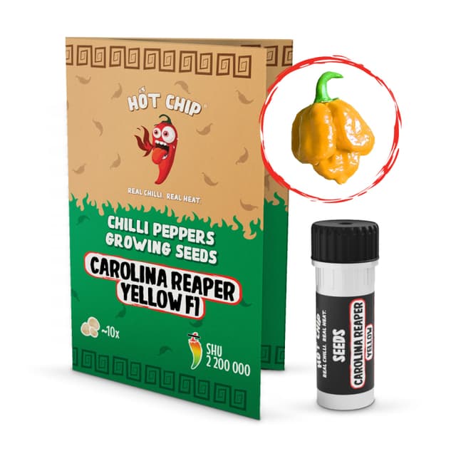 Carolina Reaper Yellow F1 - semínka chilli