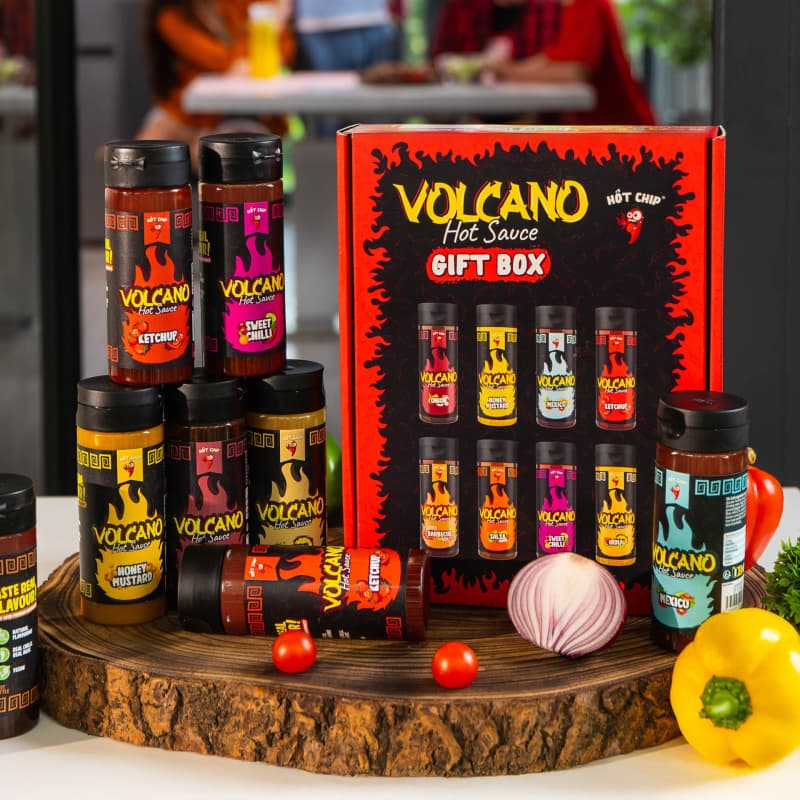 Ochutnávkový set chilli omáček Volcano
