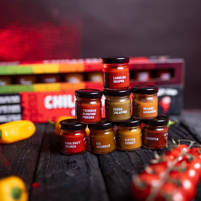 Ochutnávkova sada chilli mashů