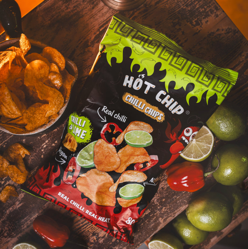 Výhodné balení Chipsy Chilli & Lime 4
