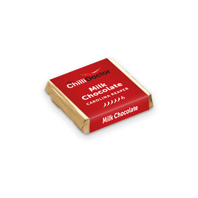 The Chilli Doctor - Mléčná čokoláda s chilli Carolina Reaper 5 g