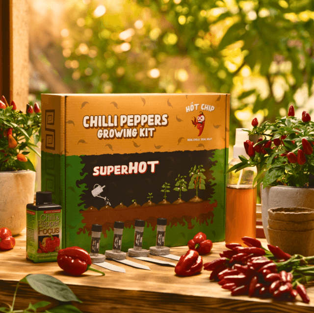 Dárková sada na pěstování chilli papriček - Super Hot