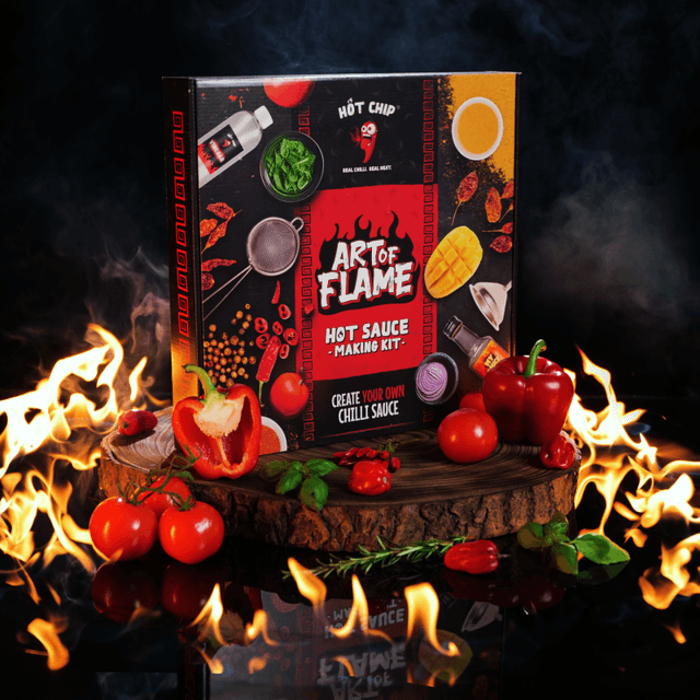 Dárková sada na přípravu chilli omáčky - Art of Flame